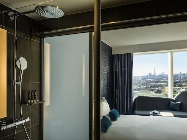 노보텔 런던 카나리 워프 호텔-슈피리어 더블룸, 더블침대 1개, 시내 전망-11
