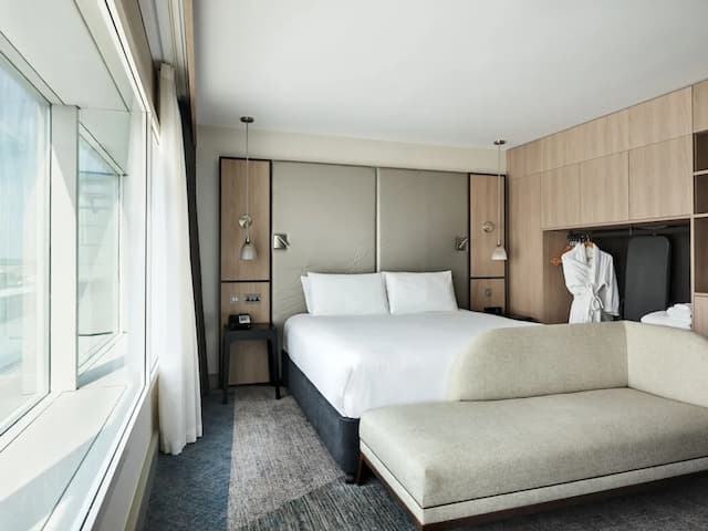 倫敦希斯洛機場凱悅嘉軒飯店-客房, 1 張特大雙人床 (Deluxe View)-2