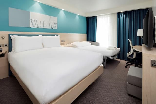 Hampton by Hilton London Docklands-家庭房, 1 张大床-3