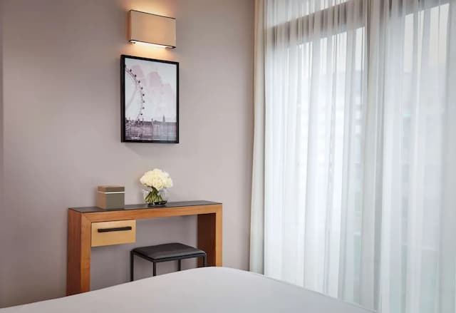 倫敦公園廣場縣大會堂飯店-普通套房, 1 張標準雙人床 (London Eye View)-4