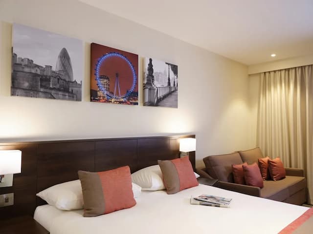 滑鐵盧馬林飯店-豪華開放式客房, 1 張加大雙人床和 1 張沙發床-8