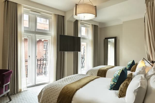 倫敦費茲洛伊金普頓飯店 - IHG 旗下飯店-尊榮客房, 2 張標準雙人床 (Family Room)-4