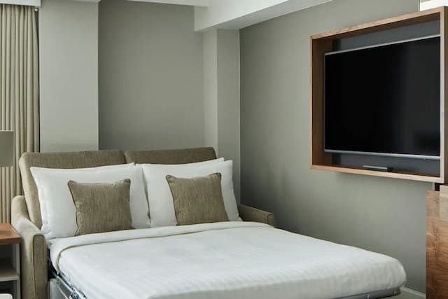 런던 메리어트 호텔 마블 아치-슈피리어룸, 킹사이즈침대 1개 및 소파베드-8