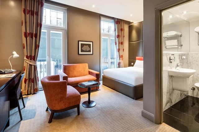 倫敦蘇塞克斯愛德華麗笙藍標酒店-特級客房-3