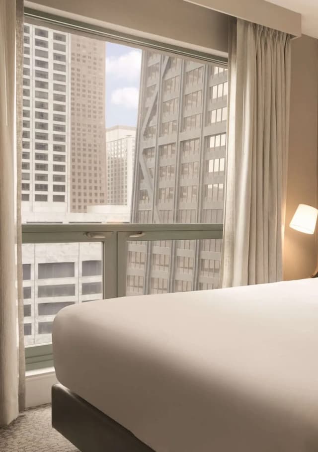 Hilton Chicago/Magnificent Mile Suites-高级开间, 1 张特大床-4