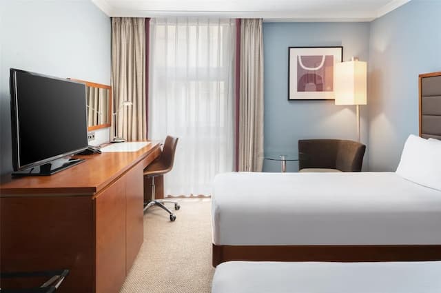 Hilton London Kensington-华丽双床房-3