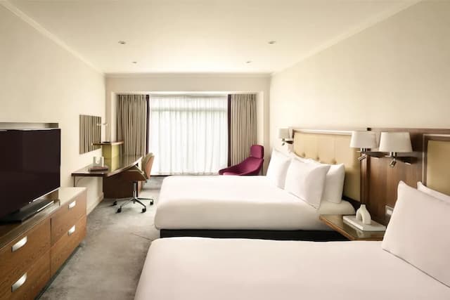 倫敦大都會希爾頓飯店-高級四人房, 2 張加大雙人床-4