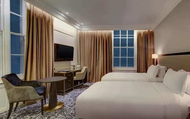 倫敦尤斯頓希爾頓飯店-雙床房-5