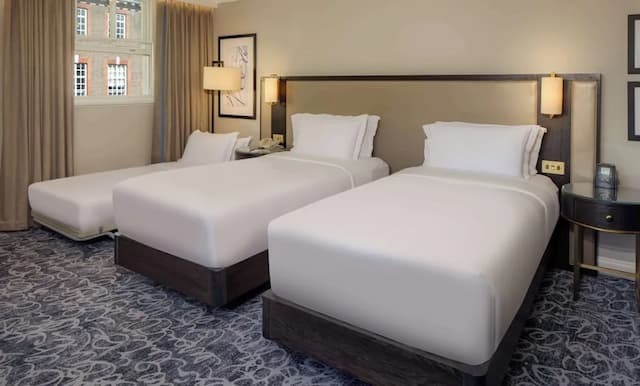 倫敦尤斯頓希爾頓飯店-三人房-1