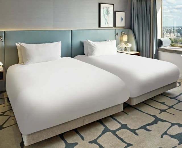 London Hilton on Park Lane-行政双床房, 可进入俱乐部酒廊-3