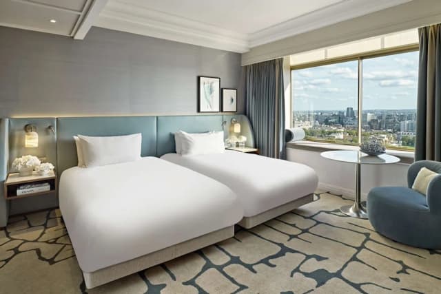 London Hilton on Park Lane-行政双床房, 可进入俱乐部酒廊-1