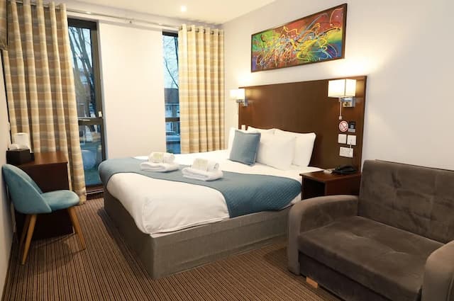 倫敦市機場酒店-行政客房, 1 張標準雙人床-1