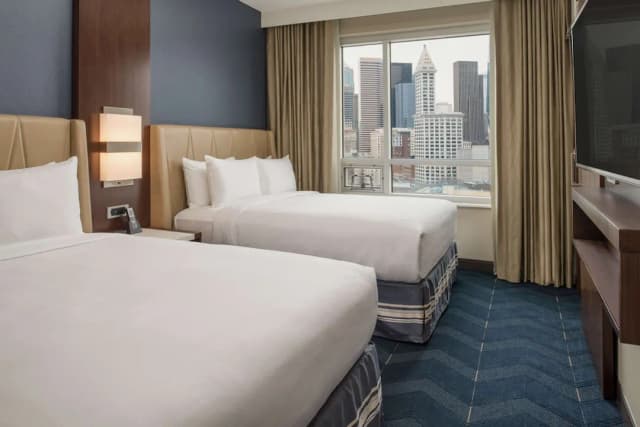 西雅圖市中心先鋒廣場希爾頓大使套房飯店-套房, 城市景觀 (2 Room, 2 Queen Beds and 1 Sofabed)-1