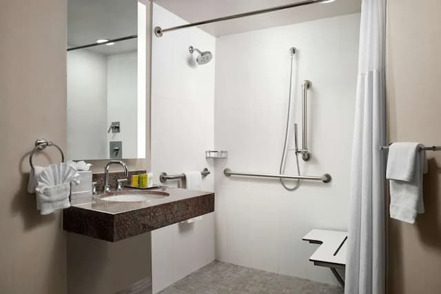 Hilton Long Beach Hotel-Room, Accessible, Non Smoking (Hearing Impaired/Roll-in Shower)-6