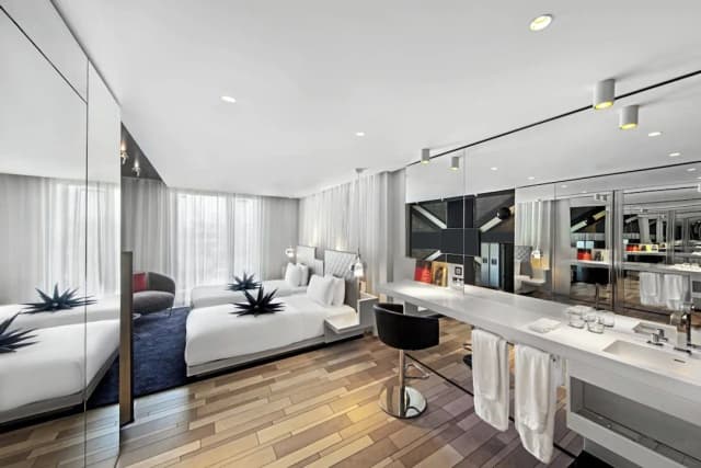 W ロンドン-Fabulous Room ルーム シングルベッド 2 台-1