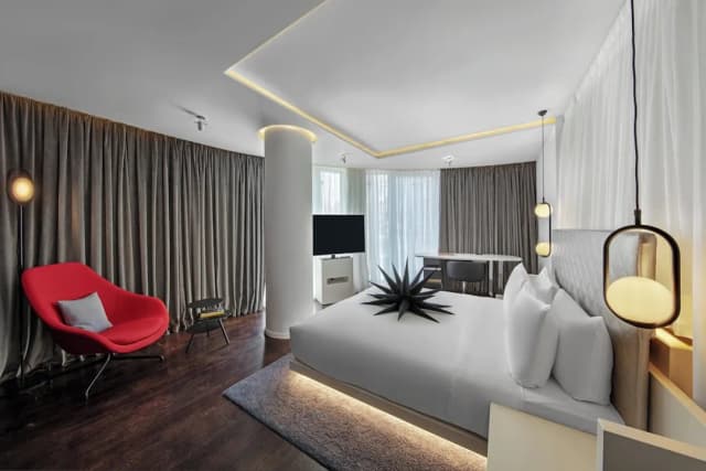 W ロンドン-Cool Corner Suite スイート キングベッド 1 台-1