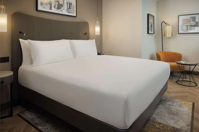 ダブルツリー バイ ヒルトン ロンドン ビクトリア-デラックス ルーム キングベッド 1 台-3