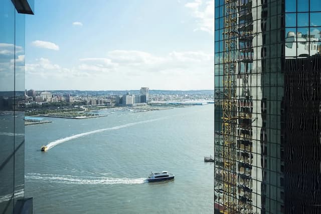 紐約市中心萬豪 AC 酒店-客房, 2 張標準雙人床, 河景-3