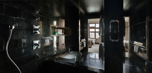 夏利飯店-特色套房, 1 張特大雙人床, 陽台, 城市景觀-8