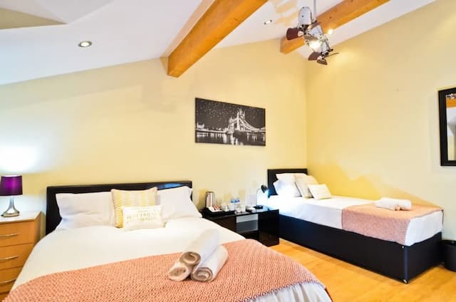 泰唔士河景觀之家酒店-豪華雙人或雙床房-6