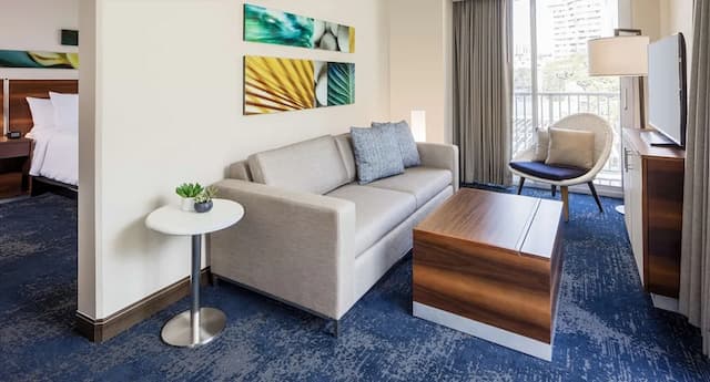 威基基海灘希爾頓花園酒店-套房, 1 間臥室, 城市景-4