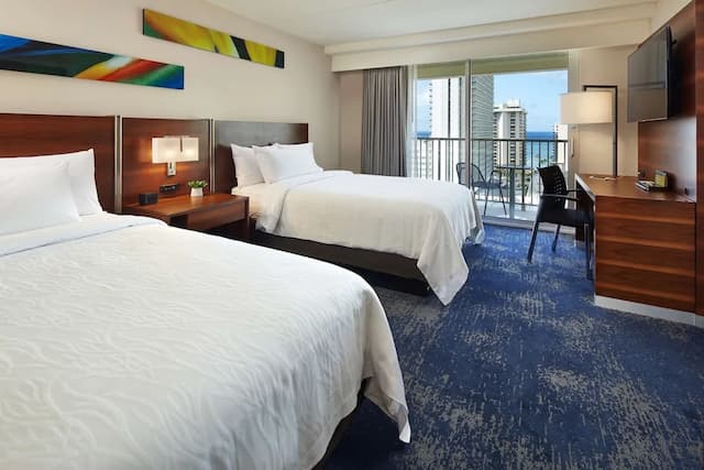 威基基海灘希爾頓花園酒店-套房, 1 間臥室, 無障礙 (Roll-In Shower)-3