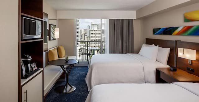 威基基海灘希爾頓花園酒店-套房, 2 張標準雙人床, 無障礙 (Hearing)-7