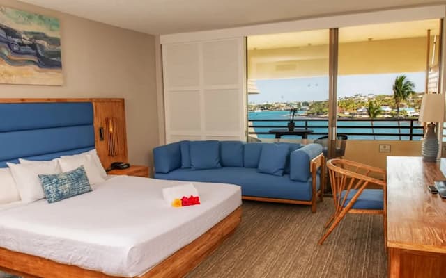 皇家科納度假酒店-客房, 1 張特大雙人床, 海景-1