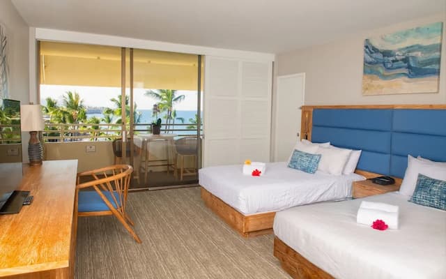 皇家科納度假酒店-客房, 2 張標準雙人床, 海景-1