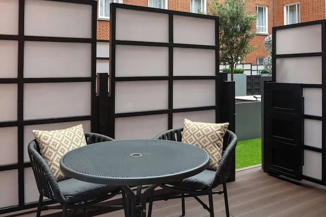 萬豪倫敦格羅夫納廣場酒店-普通套房, 1 張特大雙人床, 陽台-9