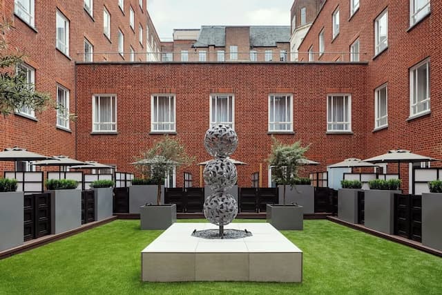 萬豪倫敦格羅夫納廣場酒店-普通套房, 1 張特大雙人床, 陽台-7