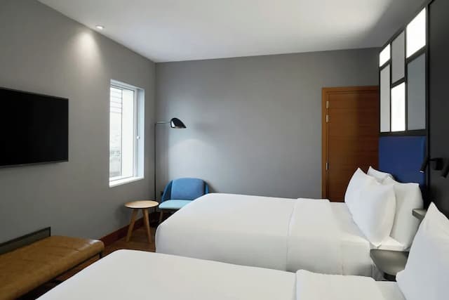 Aloft London Excel-家庭房, 2 张双人床-5