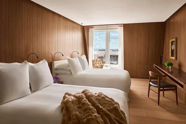 倫敦艾迪森酒店-樓中樓客房, 2 張單人床-1