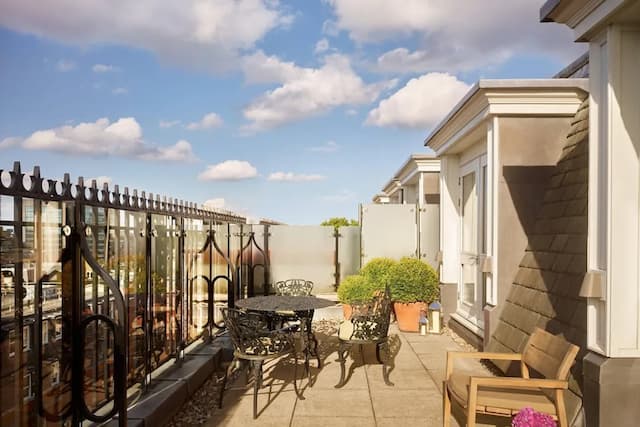 倫敦艾迪森酒店-尊貴客房, 1 張加大雙人床, 露台-4