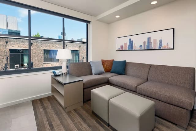 芝加哥西圓環凱悅嘉寓飯店-套房, 1 間臥室 (Shower)-3