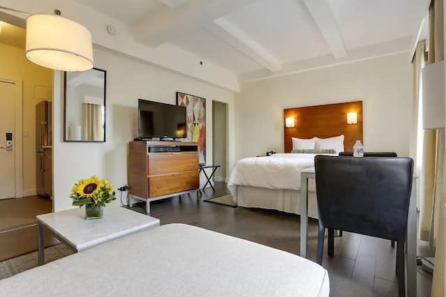 比克曼塔公寓飯店 - 溫德姆商標精選飯店-開放式客房, 1 張加大雙人床, 非吸煙房-4