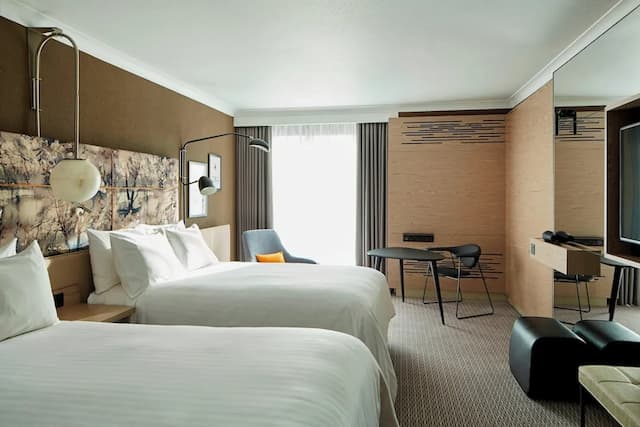 London Marriott Hotel Regents Park-Deluxe Room, 2 Double Beds, Balcony-1