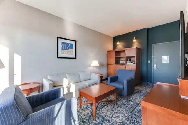 비스타 LIC 호텔, BW 프리미어 컬렉션-이그제큐티브 스위트, 킹사이즈침대 1개, 냉장고 및 전자레인지, 시내 전망 (Walk-in Shower;with Sofabed)-2