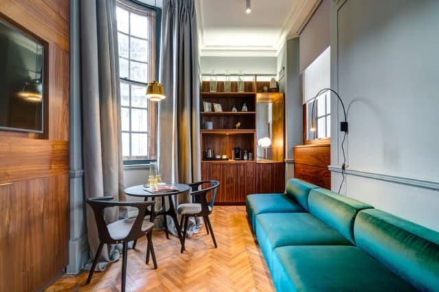 阿佩克斯頂點寺苑飯店-Signature Suite, 1 King Bed, Fireplace with Club Lounge Access-3