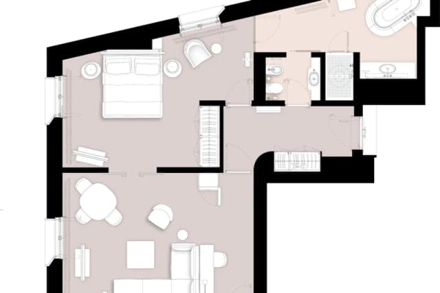 ブルガリ ホテル ロンドン-デラックス スイート 1 ベッドルーム-7