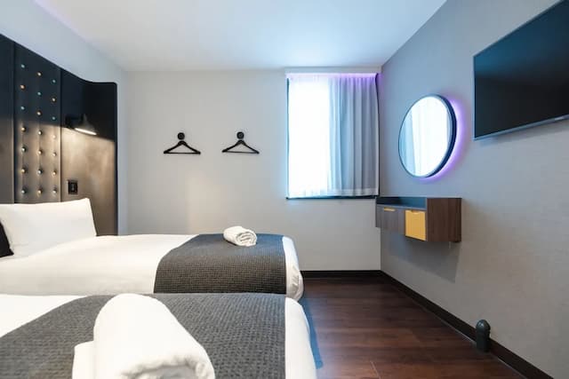 倫敦利物浦街 A 點飯店-雙床房-3