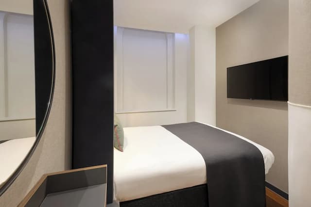 倫敦國王十字 A 點飯店 – 聖潘克拉斯-雙人房, 無窗戶-1