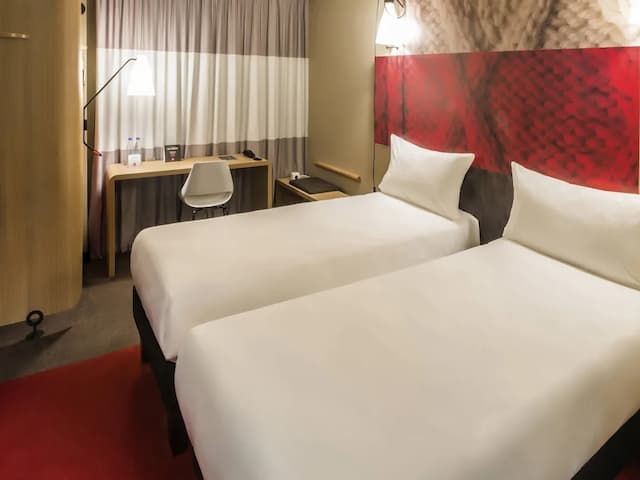 倫敦斯特拉特福宜必思酒店-Twin Sweet Room by ibis-9