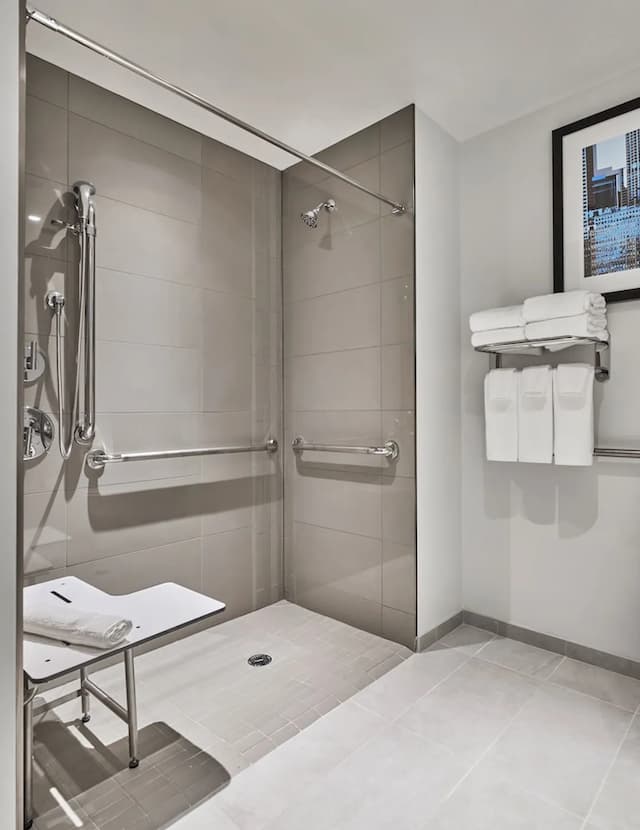 芝加哥凱悅嘉寓酒店 - 醫學中心/大學城-客房, 2 張加大雙人床 (Sofa Bed and Shower)-3