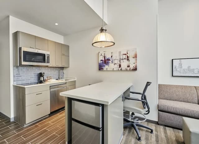 芝加哥凱悅嘉寓酒店 - 醫學中心/大學城-開放式套房, 1 張特大雙人床-3