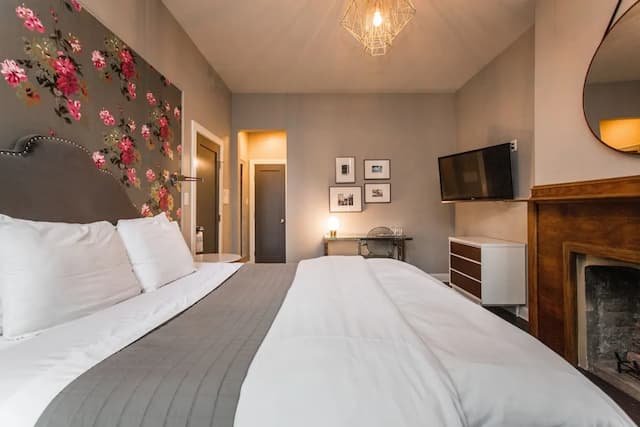 Wicker Park Inn-客房, 1 张特大床 (Hoyne)-7