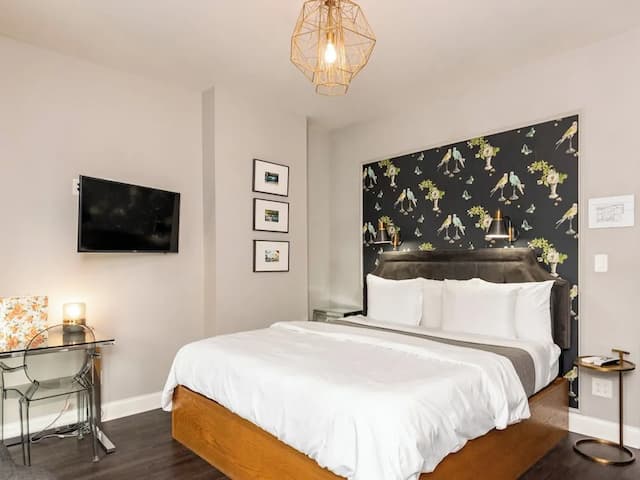 Wicker Park Inn-客房, 1 张特大床-1