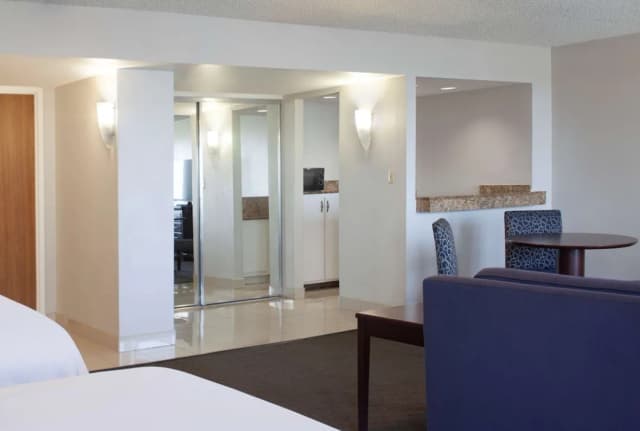 Hilton Houston NASA Clear Lake-套房, 1 张特大床, 无障碍 (Mobility & Hearing, Roll-in Shower)-4