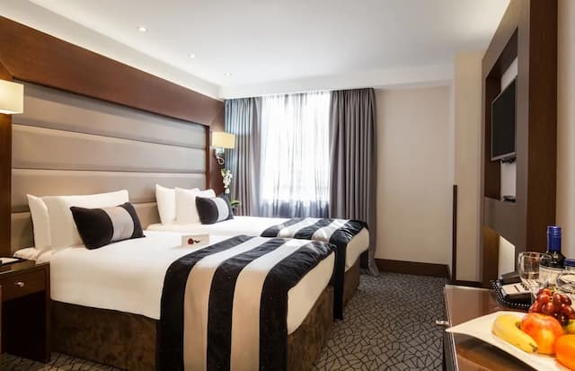 帕丁頓廣場公園大飯店-俱樂部雙床房-3
