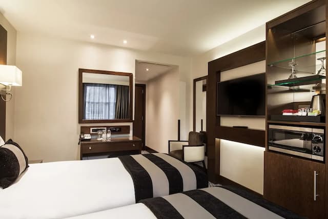 帕丁頓廣場公園大飯店-豪華雙床房-1